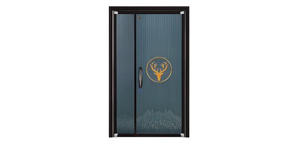 M9 德式门 海天蓝扫金